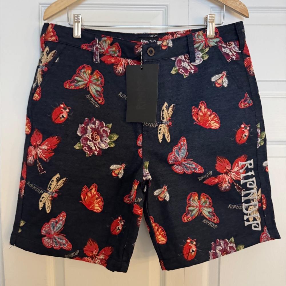 Ripndip Monarch Butterfly Shorts – Men’s Size 36 – Sold Out Online!